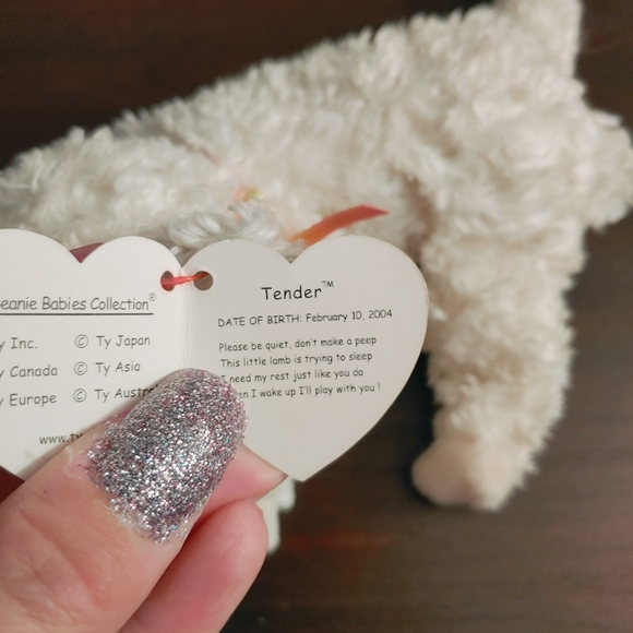 Tender™ The Lamb TY Beanie Babies - Picture 2 of 3